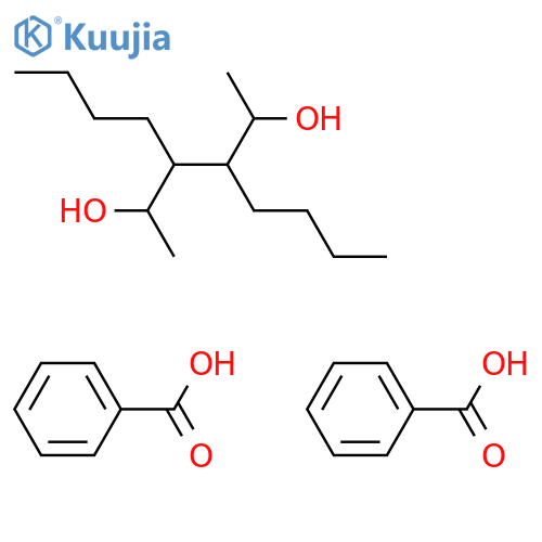 2,5-HEXANEDIOL, 3,4-DIBUTYL-, DIBENZOATE structure