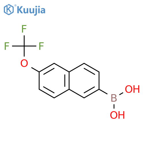 Boronic acid, [6-(trifluoromethoxy)-2-naphthalenyl]- structure