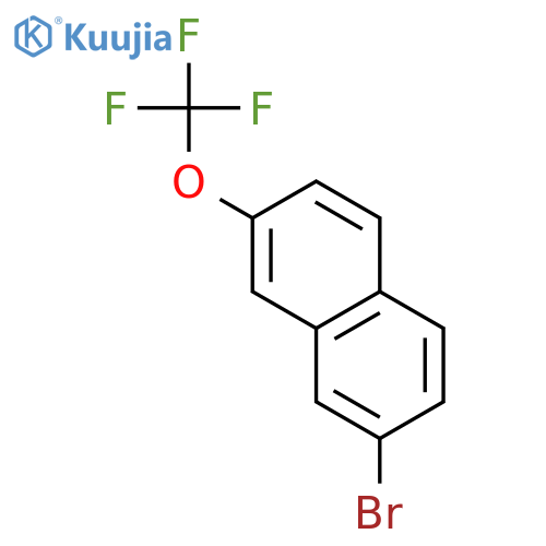 NAPHTHALENE, 2-BROMO-7-(TRIFLUOROMETHOXY)- structure