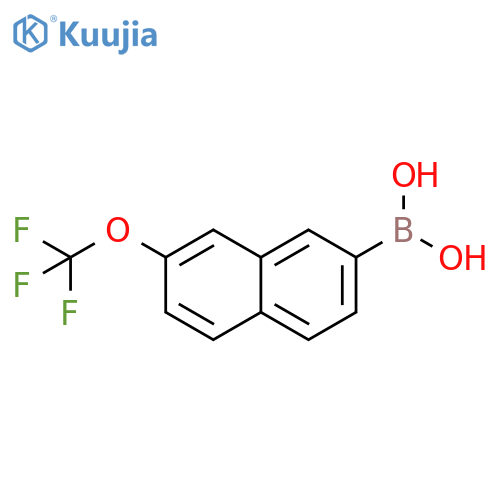 Boronic acid, [7-(trifluoromethoxy)-2-naphthalenyl]- structure