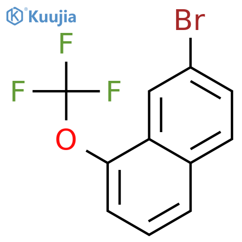 NAPHTHALENE, 7-BROMO-1-(TRIFLUOROMETHOXY)- structure