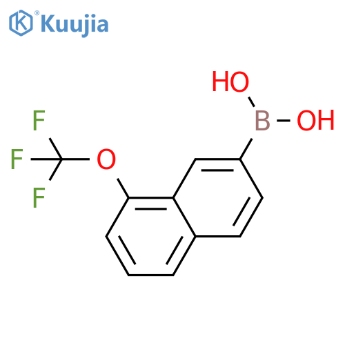 Boronic acid,B-[8-(trifluoromethoxy)-2-naphthalenyl]- structure