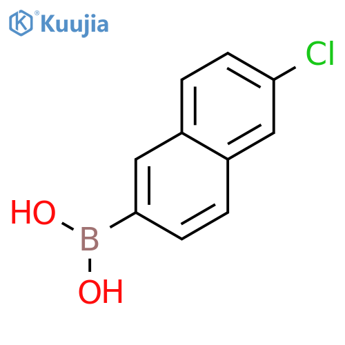 (6-chloronaphthalen-2-yl)boronic acid structure