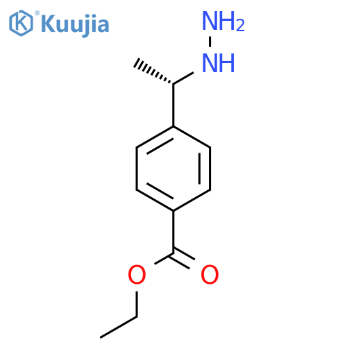 (S)-Ethyl 4-(1-hydrazinylethyl)benzoate structure