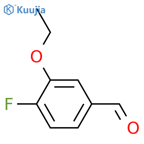 3-Ethoxy-4-fluorobenzaldehyde structure
