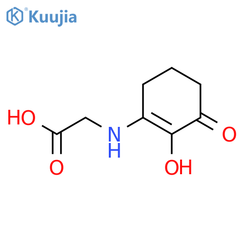 GLYCINE, N-(2-HYDROXY-3-OXO-1-CYCLOHEXEN-1-YL)- structure