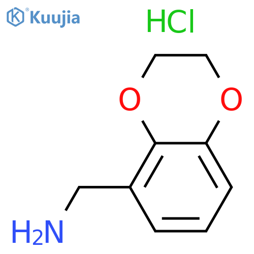 2,3-Dihydro-1,4-benzodioxin-5-ylmethylamine hydrochloride structure