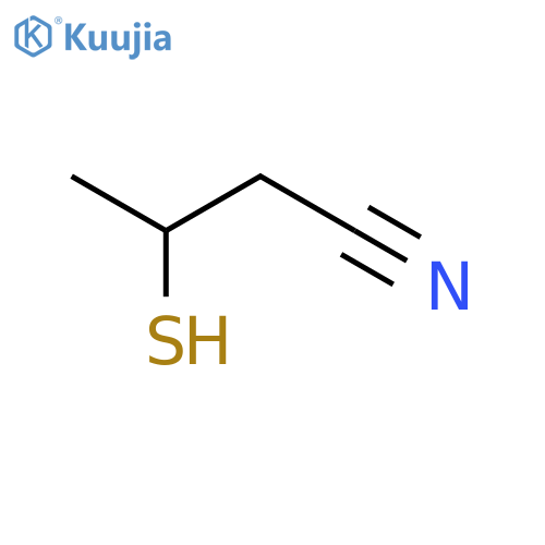 3-Sulfanylbutanenitrile structure