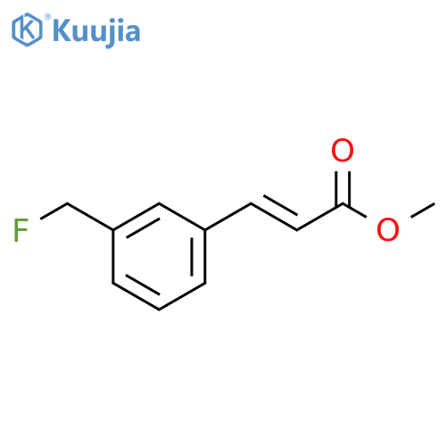 2-PROPENOIC ACID, 3-[3-(FLUOROMETHYL)PHENYL]-, METHYL ESTER structure
