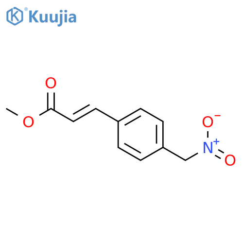 2-Propenoic acid, 3-[4-(nitromethyl)phenyl]-, methyl ester structure