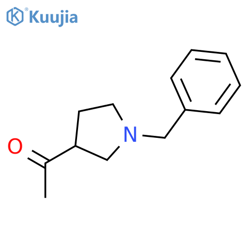 1-(1-benzylpyrrolidin-3-yl)ethan-1-one structure
