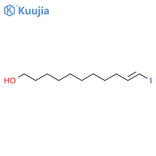 10-Undecen-1-ol, 11-iodo-, (E)- structure