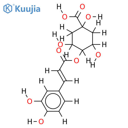 4-caffeoylquinic acid structure