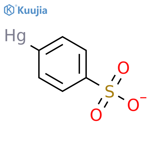 Mercury, (4-sulfonatophenyl)- structure