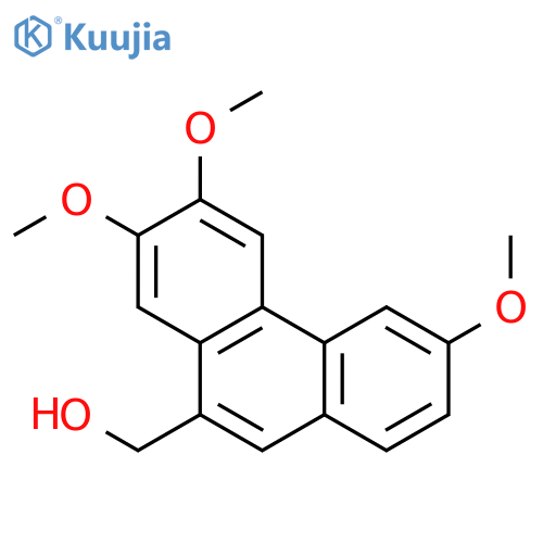 9-Phenanthrenemethanol, 3,6,7-trimethoxy- structure