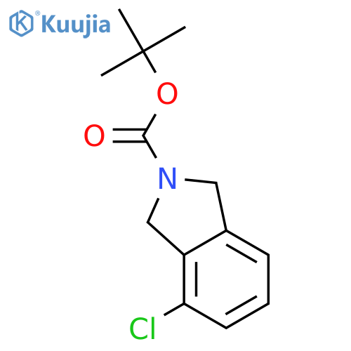 2H-Isoindole-2-carboxylic acid, 4-chloro-1,3-dihydro-, 1,1-dimethylethylester structure