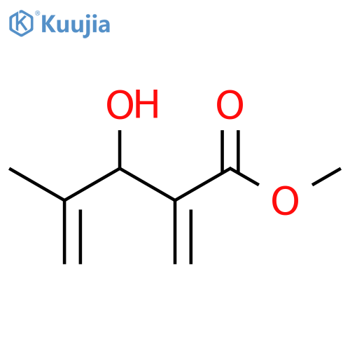 4-PENTENOIC ACID, 3-HYDROXY-4-METHYL-2-METHYLENE-, METHYL ESTER structure