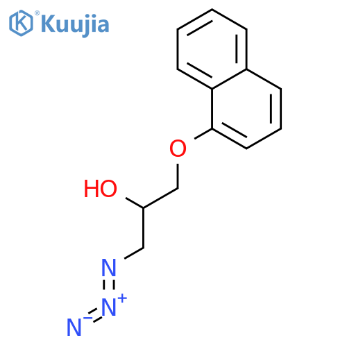 rac-1-Azido-3-(1-naphthalenyloxy)-2-propanol structure