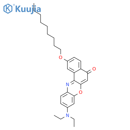 5H-Benzo[a]phenoxazin-5-one, 9-(diethylamino)-2-(nonyloxy)- structure