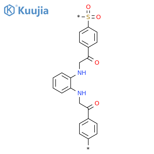 POLY[SULFONYL-1,4-PHENYLENE(1-OXO-1,2-ETHANEDIYL)IMINO-1,2-PHENYLENEIMINO(2-OXO-1,2-ETHANEDIYL)-1,4-PHENYLENE] structure