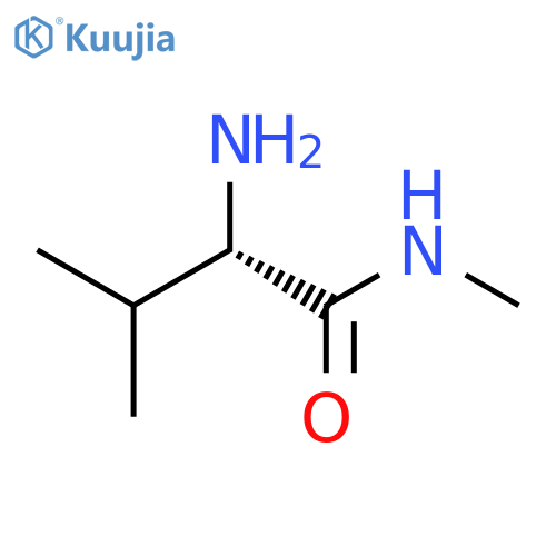 (2S)-2-amino-N,3-dimethylbutanamide structure