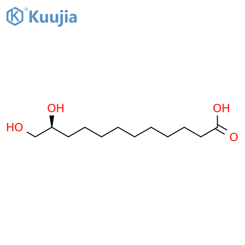Dodecanoic acid, 11,12-dihydroxy-, (11S)- structure
