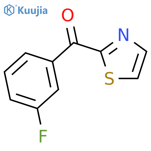 2-(3-Fluorobenzoyl)thiazole structure