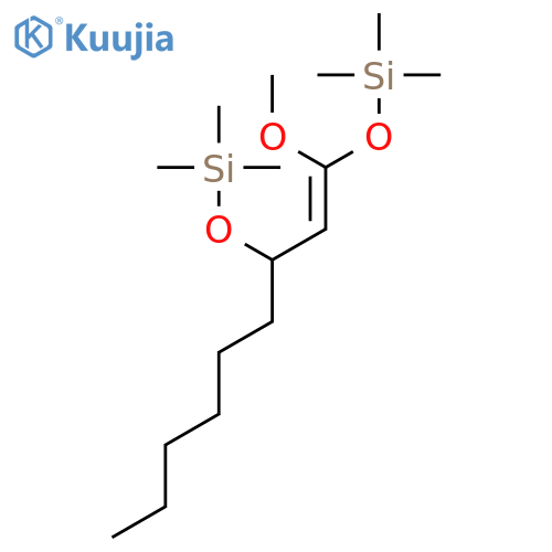 3,7-DIOXA-2,8-DISILANON-4-ENE, 6-HEXYL-4-METHOXY-2,2,8,8-TETRAMETHYL- structure