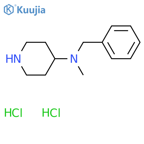 Benzyl-methyl-piperidin-4-yl-amine dihydrochloride structure