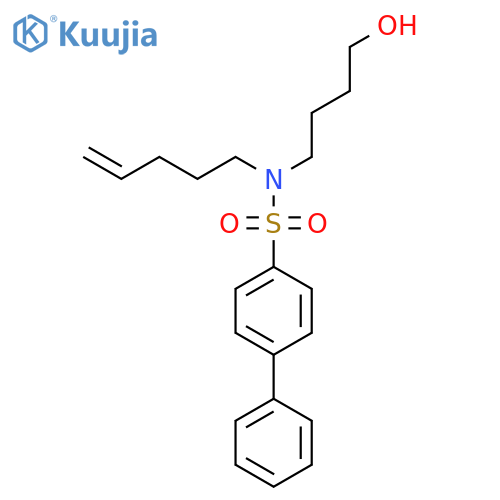 [1,1'-BIPHENYL]-4-SULFONAMIDE, N-(4-HYDROXYBUTYL)-N-4-PENTENYL- structure