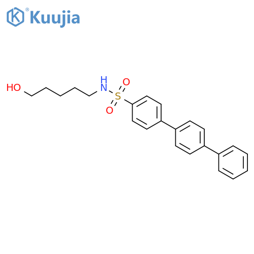 [1,1':4',1''-Terphenyl]-4-sulfonamide, N-(5-hydroxypentyl)- structure