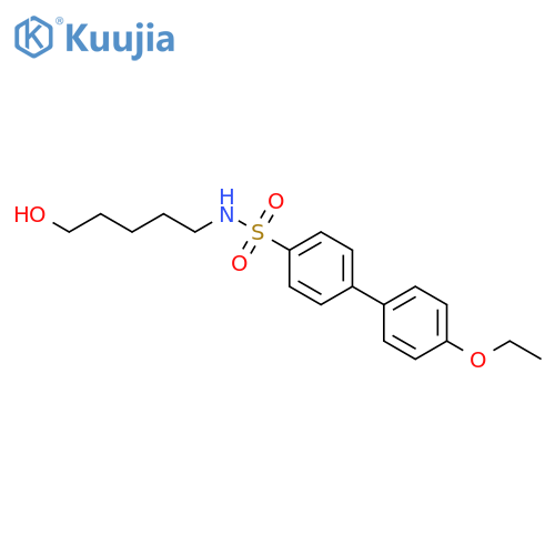 [1,1'-Biphenyl]-4-sulfonamide, 4'-ethoxy-N-(5-hydroxypentyl)- structure