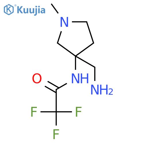 Acetamide, N-[3-(aminomethyl)-1-methyl-3-pyrrolidinyl]-2,2,2-trifluoro- structure