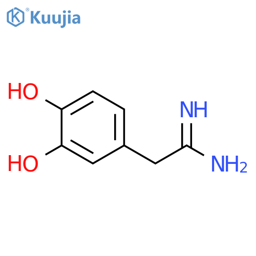2-(3,4-dihydroxyphenyl)ethanimidamide structure