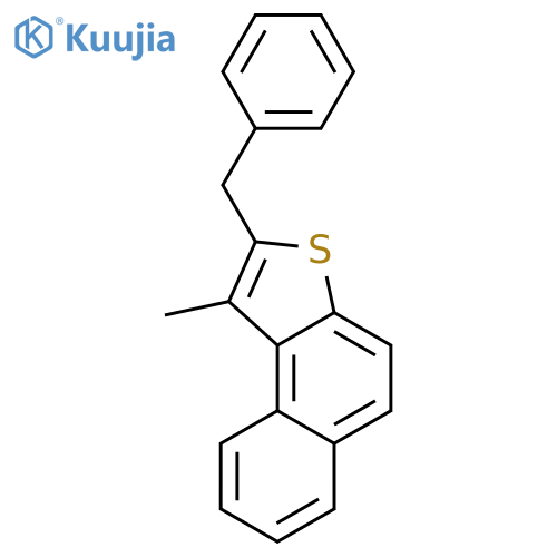 NAPHTHO[2,1-B]THIOPHENE, 1-METHYL-2-(PHENYLMETHYL)- structure