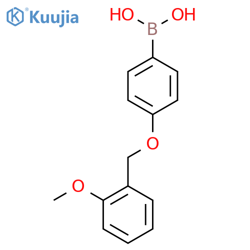 4-(2'-Methoxybenzyloxy)phenylboronic acid structure