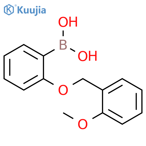 2-(2'-Methoxybenzyloxy)phenylboronic acid structure
