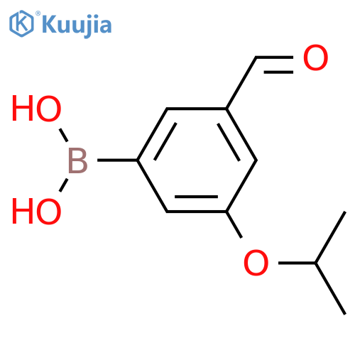 3-Formyl-5-isopropoxyphenylboronic acid structure