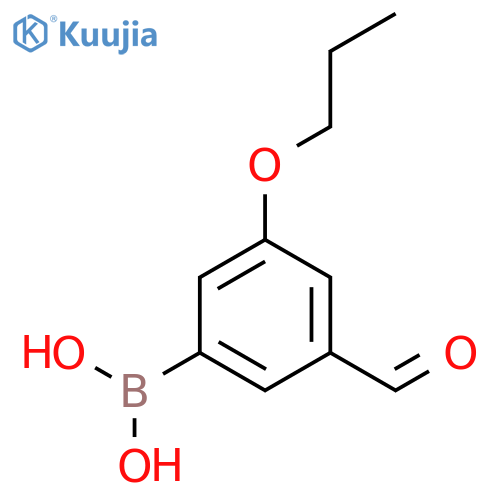 3-Formyl-5-propoxyphenylboronic acid structure