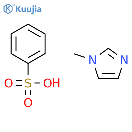 1H-IMIDAZOLE, 1-METHYL-, MONOBENZENESULFONATE structure