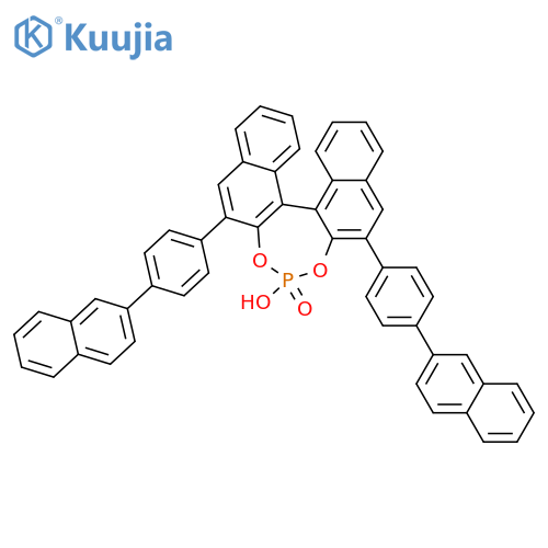 (R)-3,3'-Bis[4-(2-naphthalenyl)phenyl]-1,1'-binaphthyl-2,2'-diyl Hydrogenphosphate structure