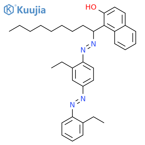 2-NAPHTHALENOL, 1-[[2-ETHYL-4-[(2-ETHYLPHENYL)AZO]PHENYL]AZO]NONYL- structure