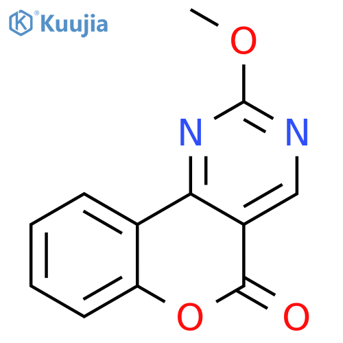5H-[1]BENZOPYRANO[4,3-D]PYRIMIDIN-5-ONE, 2-METHOXY- structure