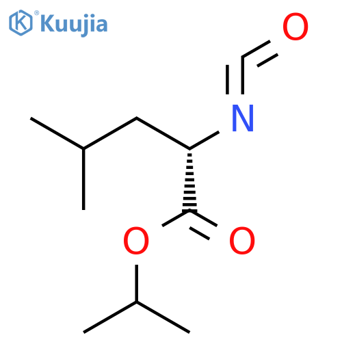 Pentanoic acid, 2-isocyanato-4-methyl-, 1-methylethyl ester, (2S)- structure