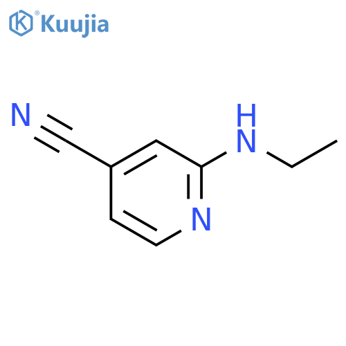 2-(Ethylamino)isonicotinonitrile structure