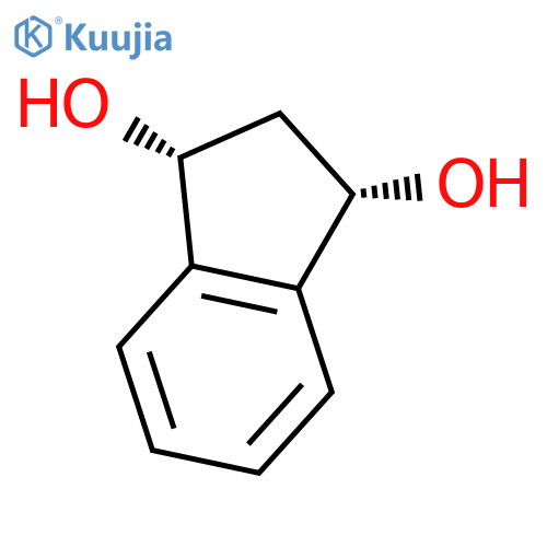 1H-Indene-1,3-diol, 2,3-dihydro-, (1R,3S)- structure