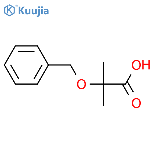 Propanoic acid, 2-methyl-2-(phenylmethoxy)- structure