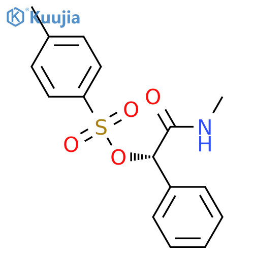 (S)-2-(Methylamino)-2-oxo-1-phenylethyl 4-methylbenzenesulfonate structure