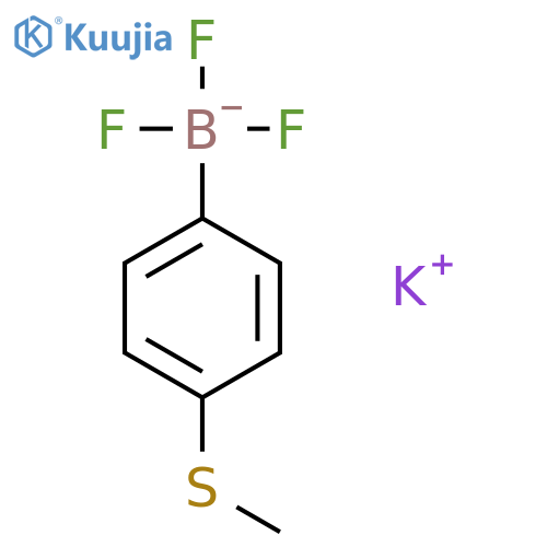 Potassium 4-(Methylthio)phenyltrifluoroborate structure