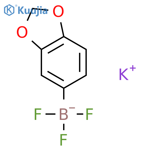 Potassium 3,4-(methylenedioxy)-phenyltrifluoroborate structure